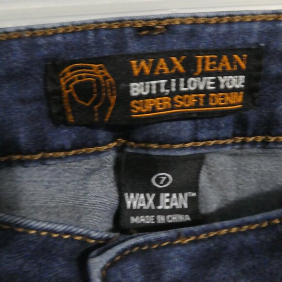 WAX JEAN | size 7 | Distressed Blue Denim | Cotton Blend | NWOT - Picture 10 of 16
